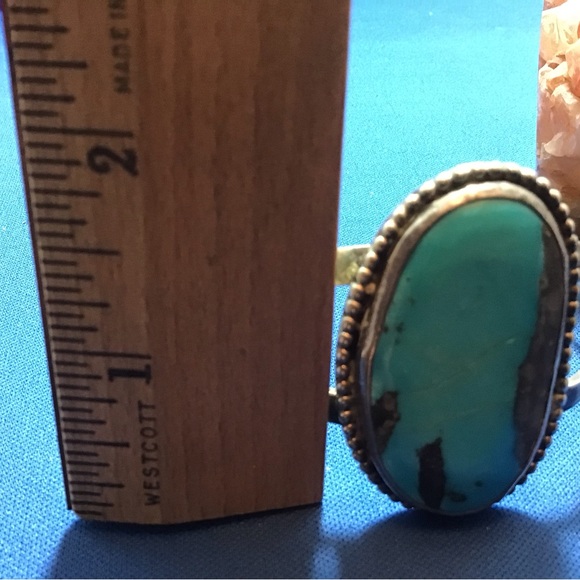 Sterling Turquoise Cuff - Picture 4 of 12